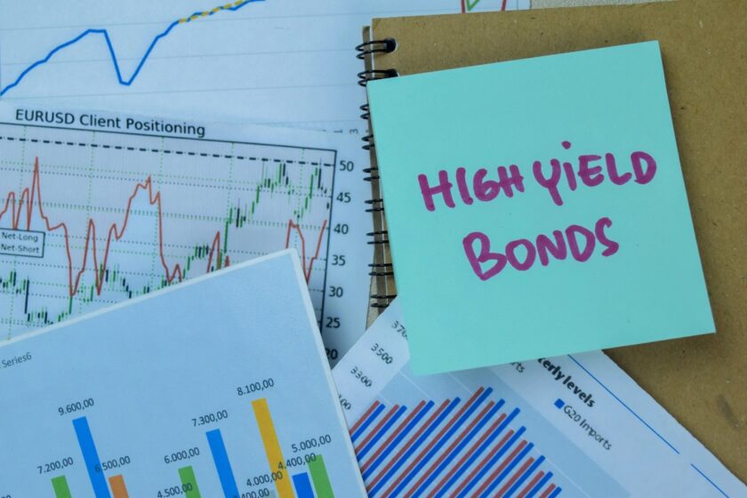 Grafico con dati economici e rischio investimento