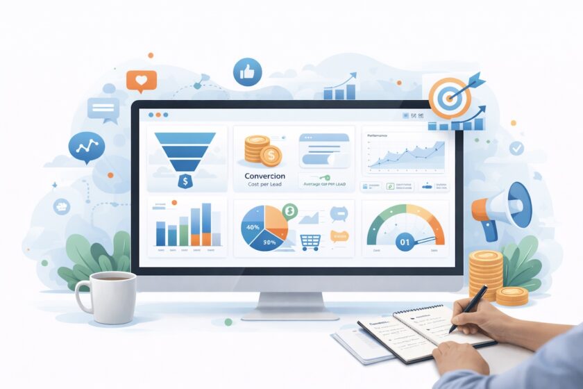 KPI marketing con dashboard e metriche marketing rilevanti