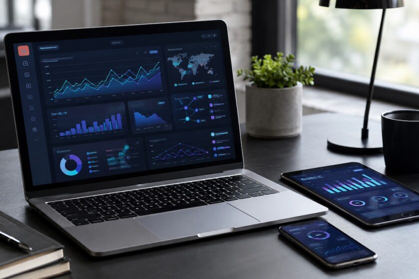 Dashboard di marketing digitale per aste pubblicitarie in tempo reale