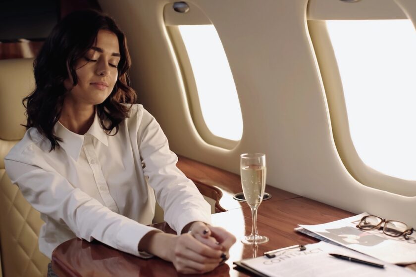 Aereo privato per un volo charter